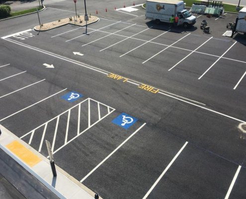 The Benefits of Parking Lot Striping, florida lot striping, asphalt care services