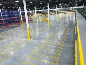 The Benefits of Warehouse Floor Striping
