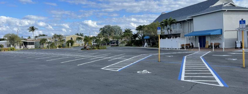 The Most Common Questions About Parking Lot Striping