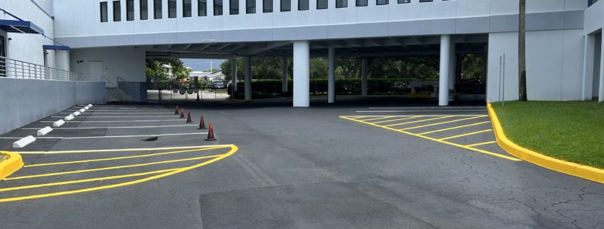What Routine Should I Follow For Parking Lot Maintenance?
